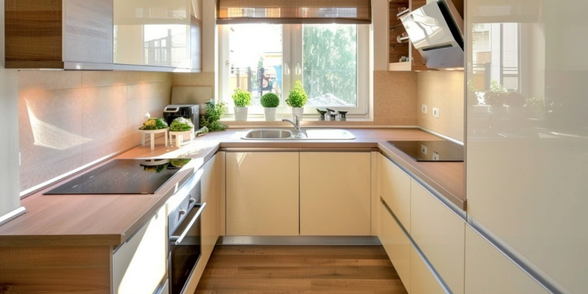 hidden appliances after renovating a small kitchen