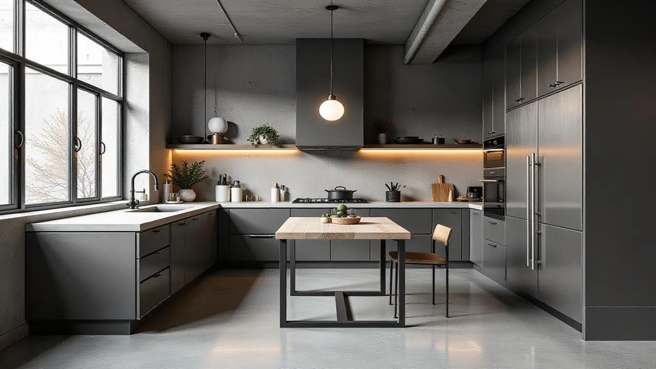 U-shaped kitchen